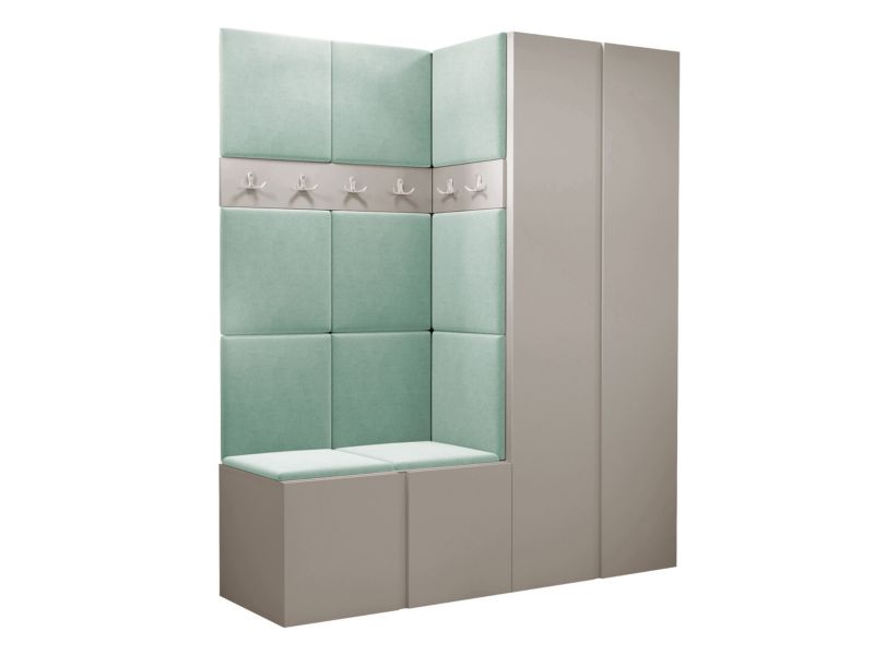 Garderoba MIRJAN 24 Orion III kaszmir + miętowy 1 kpl.