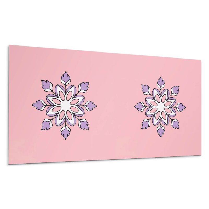 Kafelki samoprzylepne Wallfluent 60x30 cm Mandala z kwiatowym motywem 6 szt.