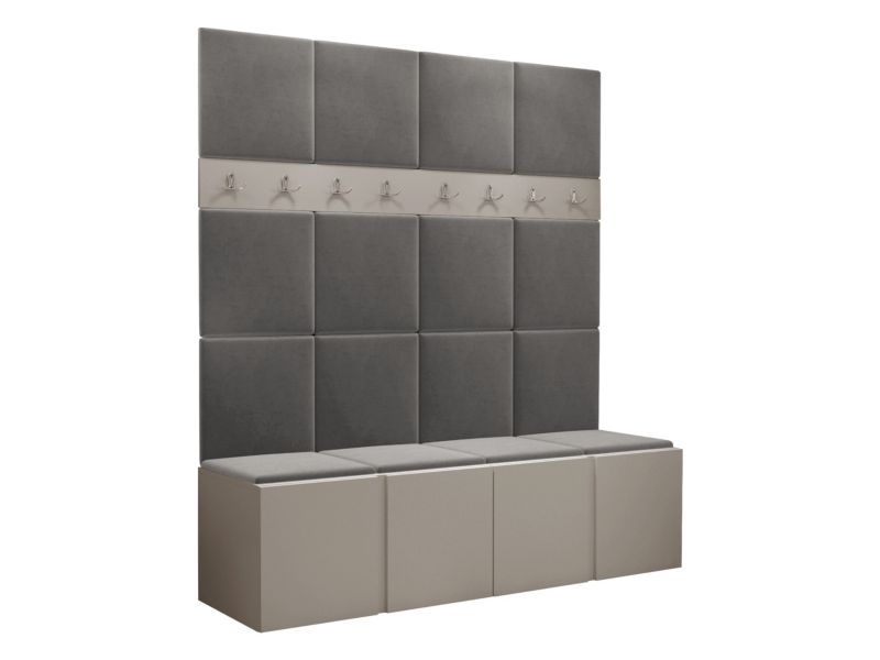 Garderoba MIRJAN 24 Orion V kaszmir + szary 1 kpl.