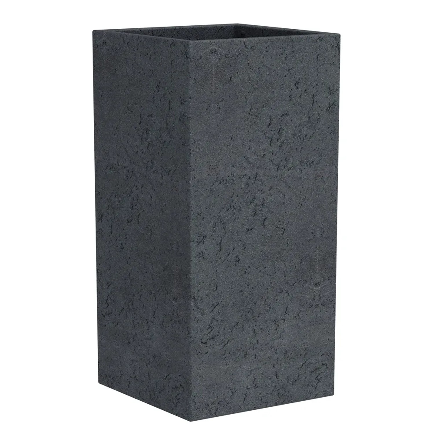 Scheurich Donica C-CUBE grafitowy wys. 54cm