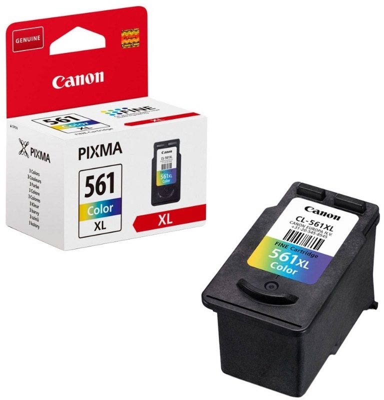 Tusz Canon CL-561XL, 12.2ml, 300 stron, CMY cyan (błękitny), magenta (purpurowy), yellow (żółty)