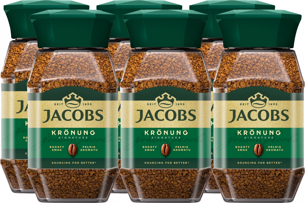 6x Kawa rozpuszczalna Jacobs Kronung, 100g