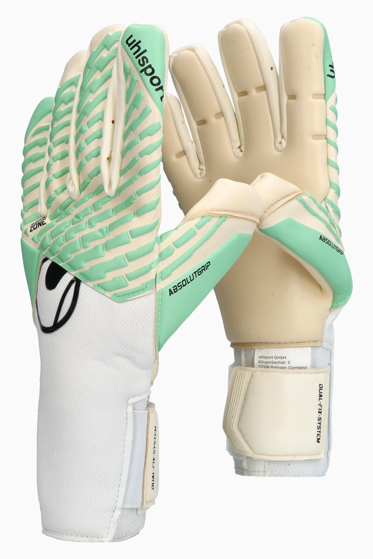 Rękawice Uhlsport Fangmaschine Absolutgrip Tight HN Junior