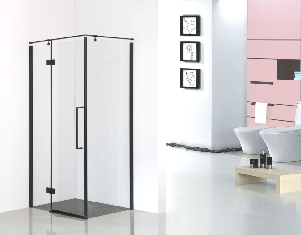 Sea-Horse Fresh Line kabina prysznicowa 80x120 cm prostokątna lewa czarny/szkło przezroczyste BK248T08/12KL
