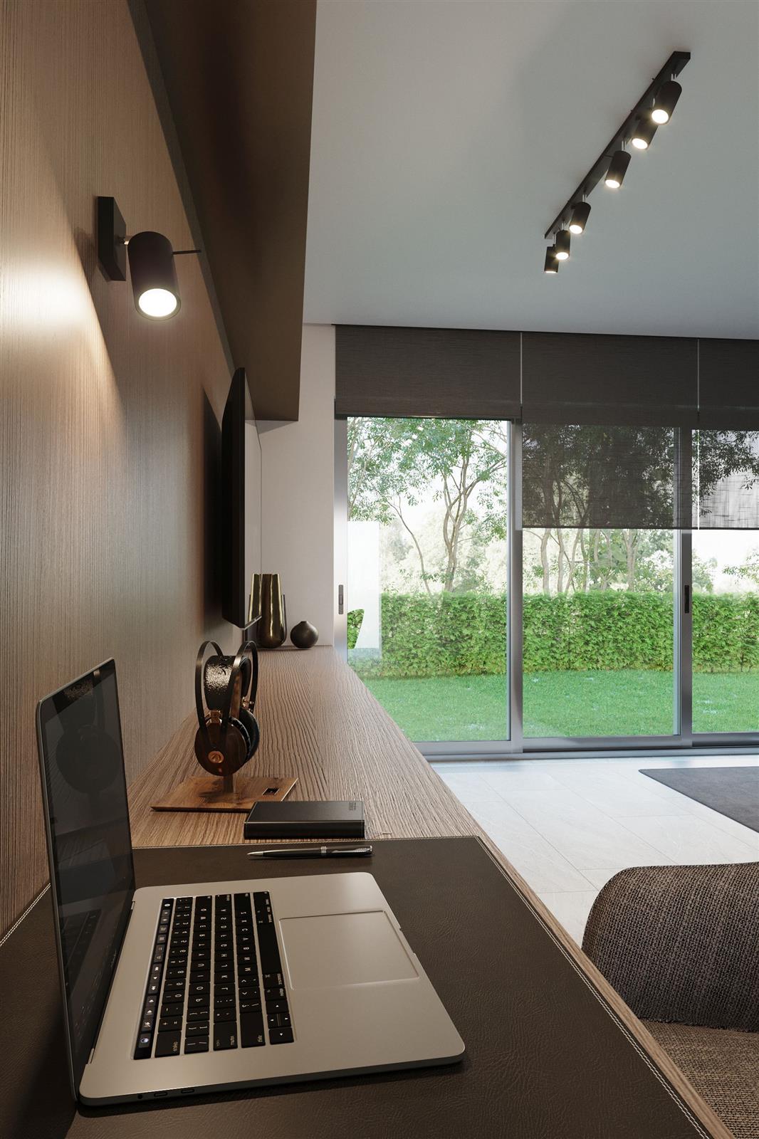 Sollux Lighting Ring lampa podsufitowa 2x40W czarna SL.0092