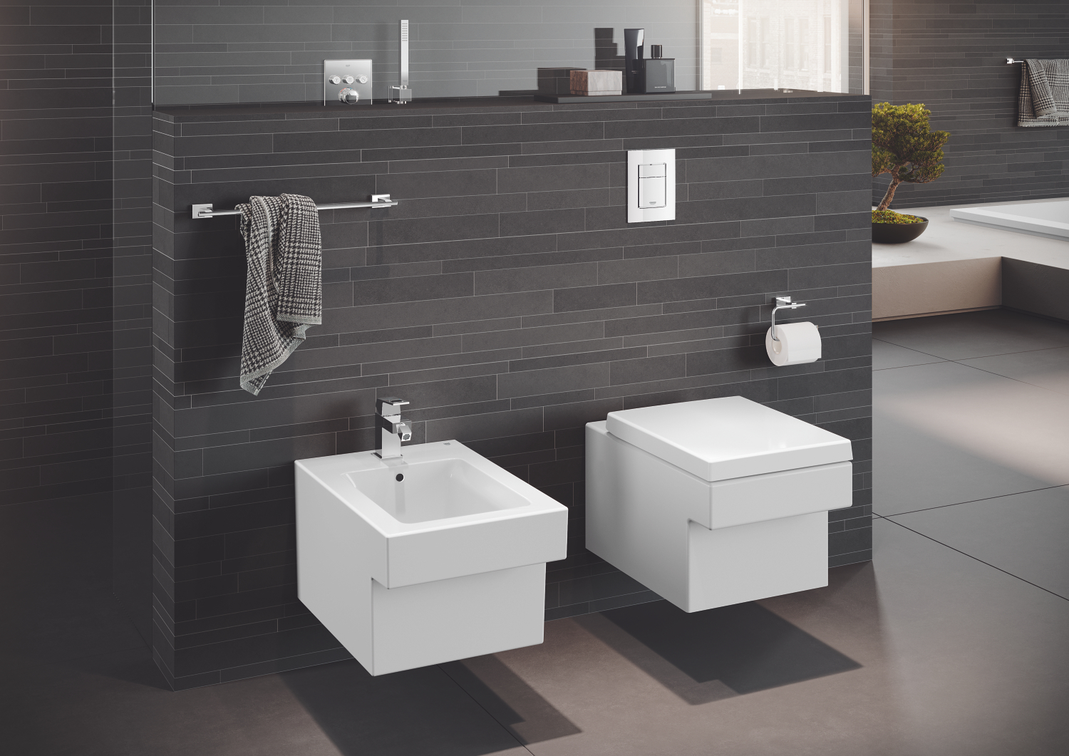 Grohe Eurocube bateria bidetowa stojąca chrom 23138000 - Wysyłka w 24h