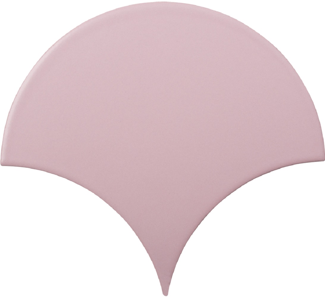 Cil Decor Escama Powder Pink Dark Mat dekor ścienny 15,5x17 cm