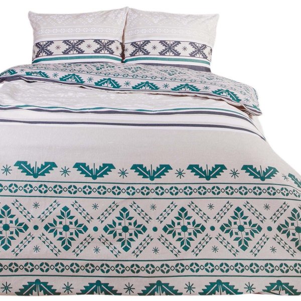 Pościel flanelowa, gruba FLANELA 140x200 wz. 31492/2 kolekcja FlaneLOVE