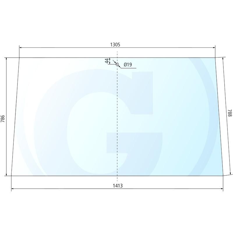 Szyba przednia i tylna Fendt Favorit 600 275500210100