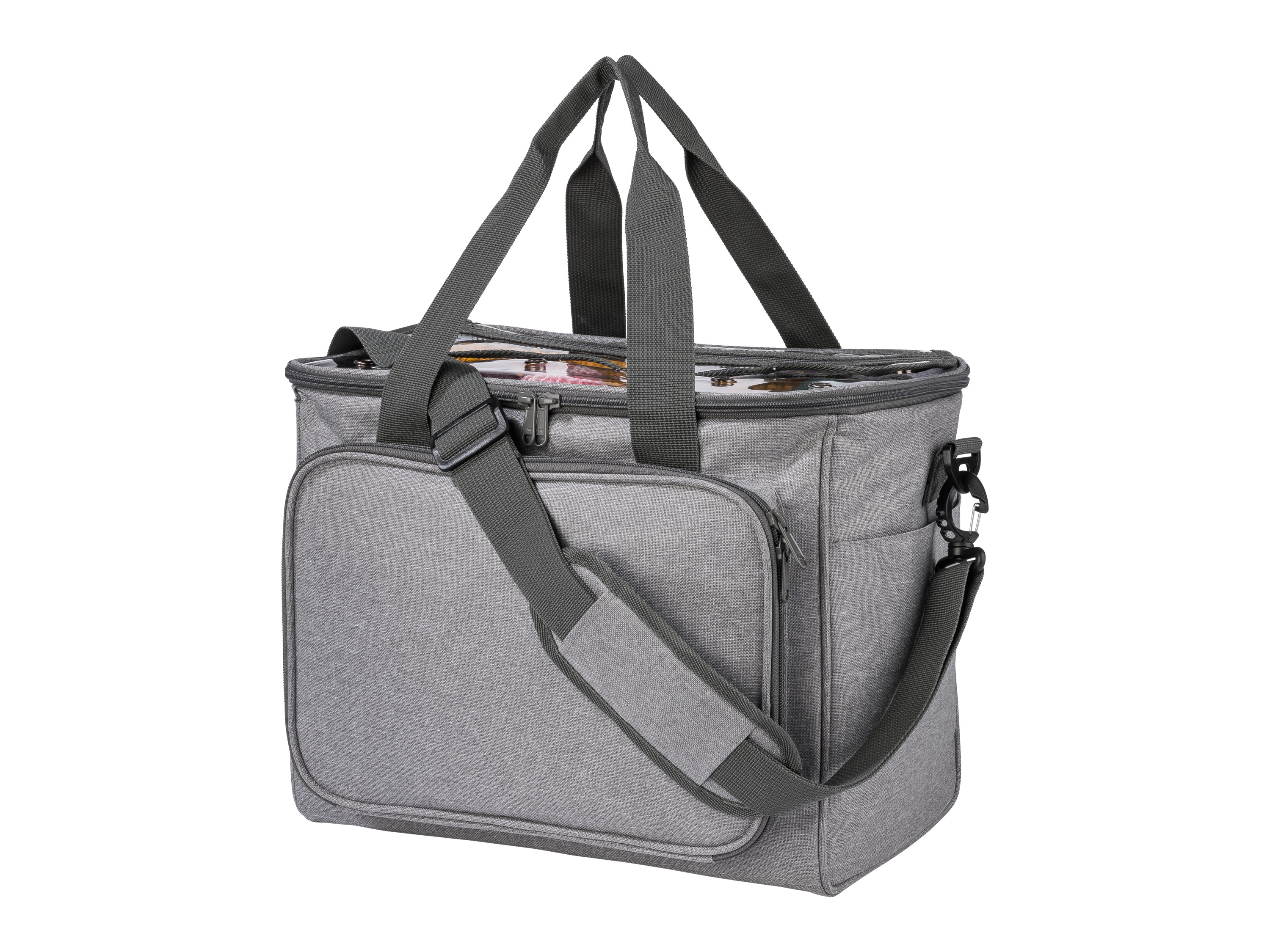 Topmove Torba do przechowywania lub Wózek na maszynę do szycia, szary kieszeń do przechowywania