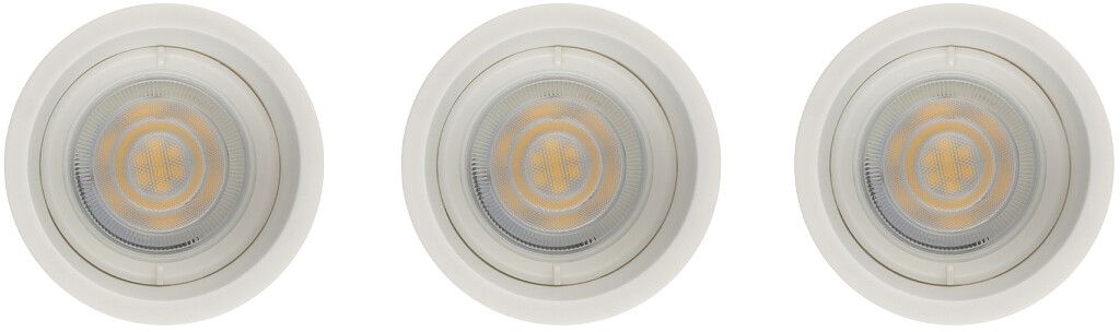 Darmowa Dostawa - Lampa do zabudowy 3x10 W biała Nowodvorski Lighting Cup 10793