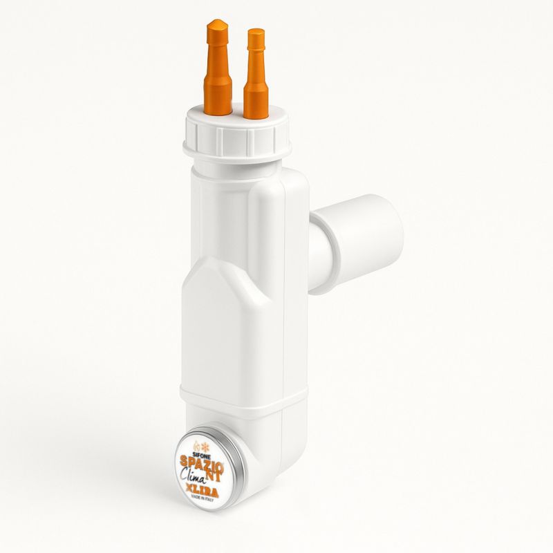 Syfon inspekcyjny Lira podwójny lub potrójny do skroplin, kondensatu z klimy, kotłów, pralek i suszarek 1szt