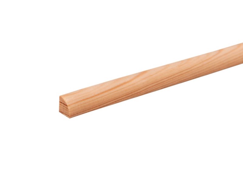 Ćwierćwałek sosnowy bezsęczny wypukły 12 x 12 x 2400 mm