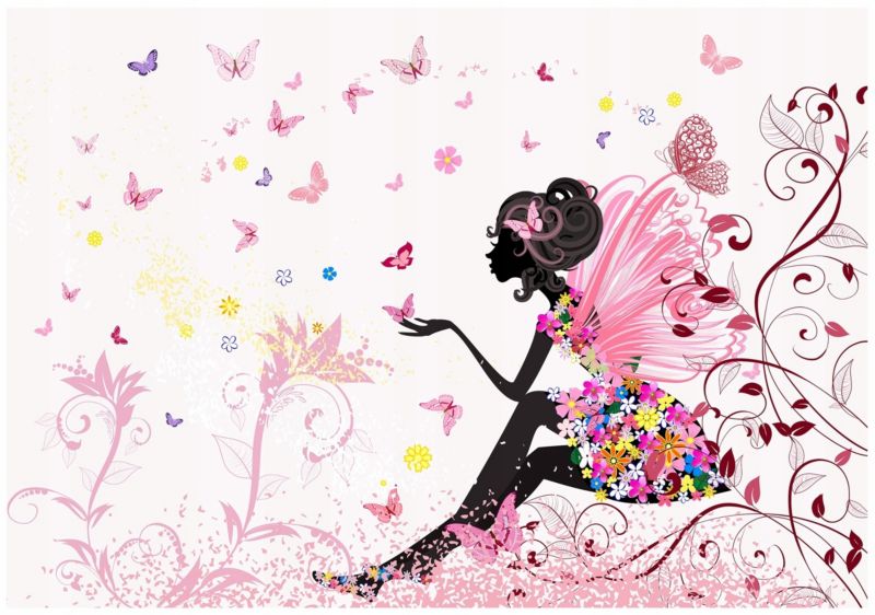 Fototapeta Na Flizelinie WALLARENA 400x280 cm Tapeta Dla Dzieci Wróżka 1 szt.