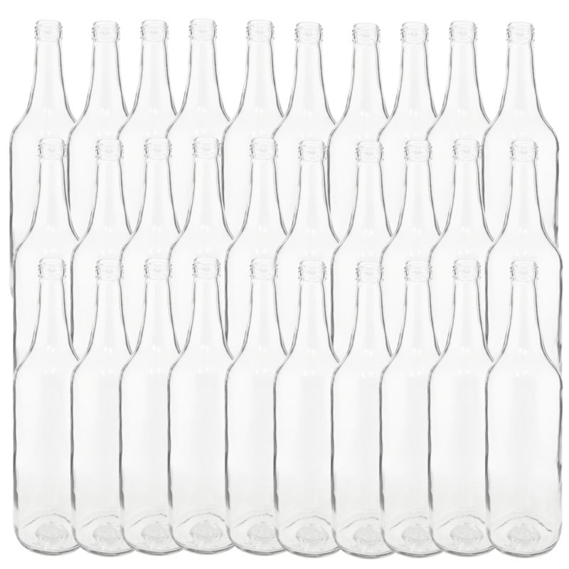 Butelki szklane MODO24 700 ml na soki nalewki syropy i ocet fi 28 bez nakrętek 30 szt.