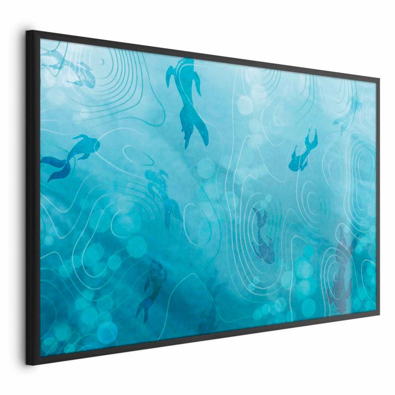 Plakat Artgeist Japoński staw 60x40 cm z ramą czarną 1 szt