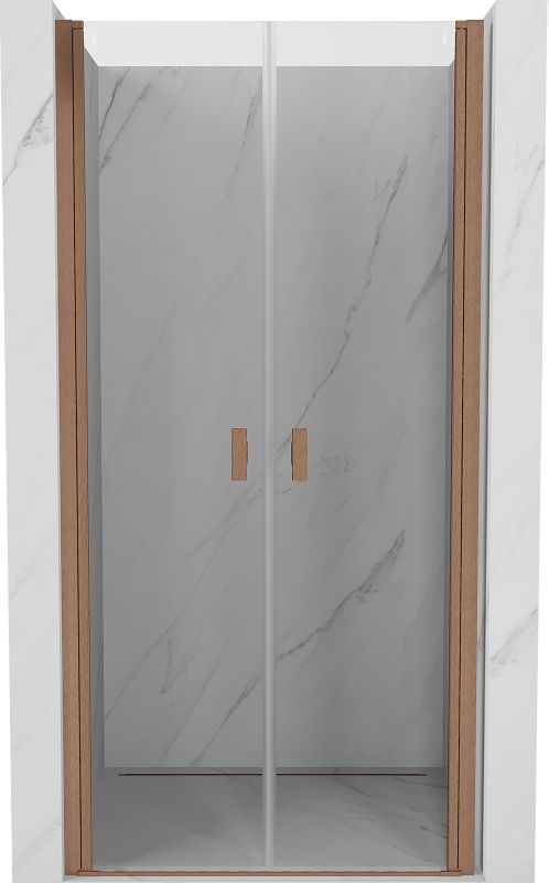 Drzwi prysznicowe Mexen Mist miedź szczotkowana 110 cm - 8A7-110-000-65-00 1 szt.