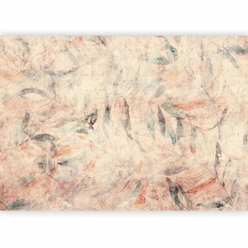 Fototapeta samoprzylepna Artgeist Liście beżowa 98x70 (2 części) 10166ab rolka 1 szt