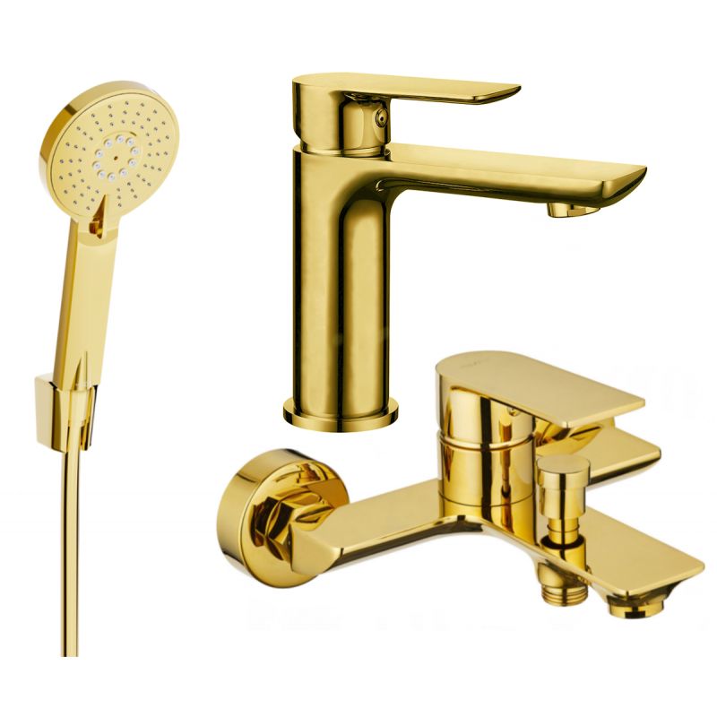 Zestaw wannowy Mexen Alfa złoty 1 szt.