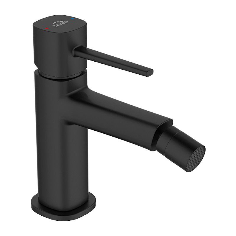 Bateria Bidetowa Laveo Stojąca Pola Korek Klik Klak Czarna 1 szt.