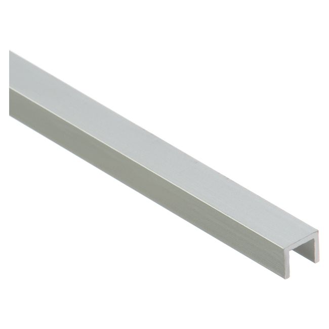 Forma U Cezar 10 x 8 x 1,5 mm 1 m aluminium srebrne