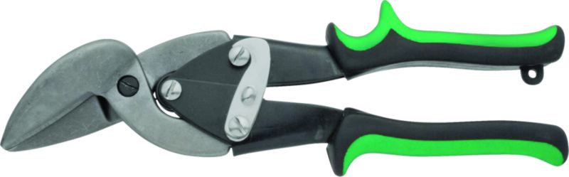 Nożyce do blachy Modeco Expert prawe do 1,2 mm Cr-V zielona rączka - blister - 1 szt.