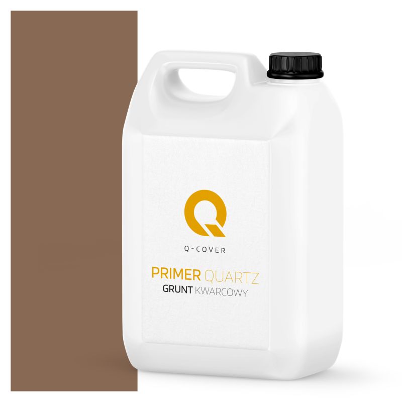 Grunt Kwarcowy pod Tynk Dekoracyjny Q-Cover Brązowy D815 3KG