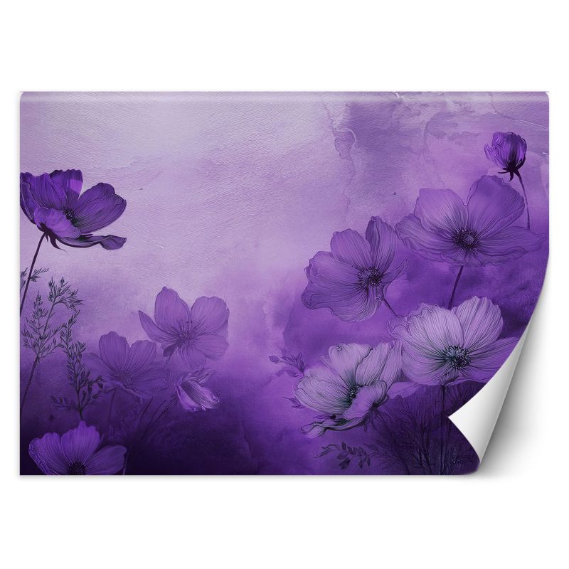 Fototapeta Feeby Fioletowe kwiaty na łące 300x210 1 szt