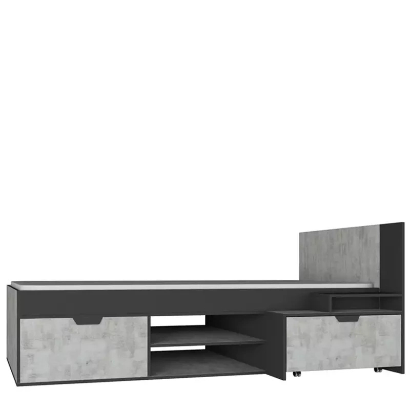 Nowoczesne łóżko młodzieżowe 90x200 NELSE