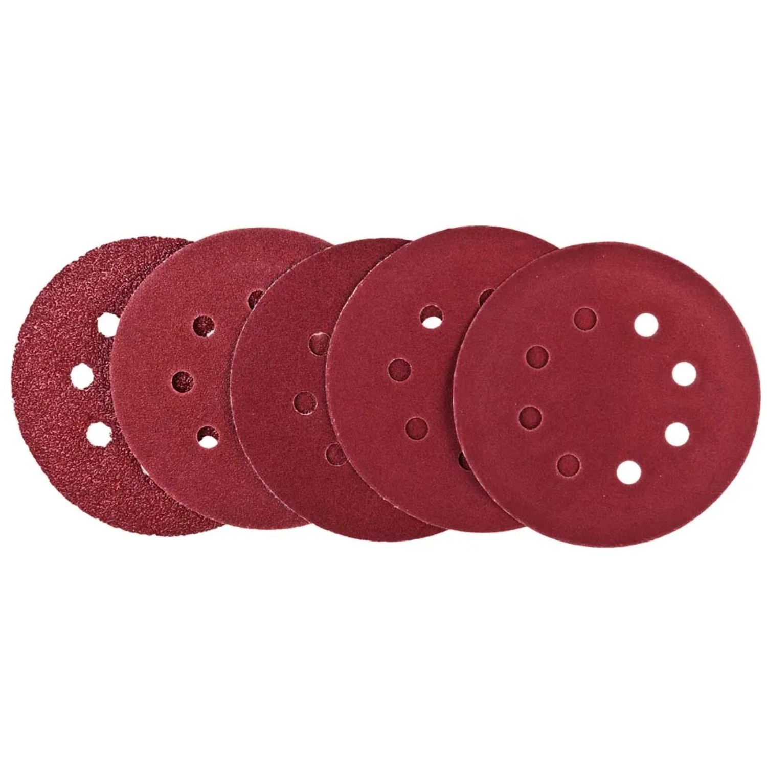 LUX-TOOLS Zestaw krążków ściernych do szlifierek mimośrodowych 125 mm 20 sztuk