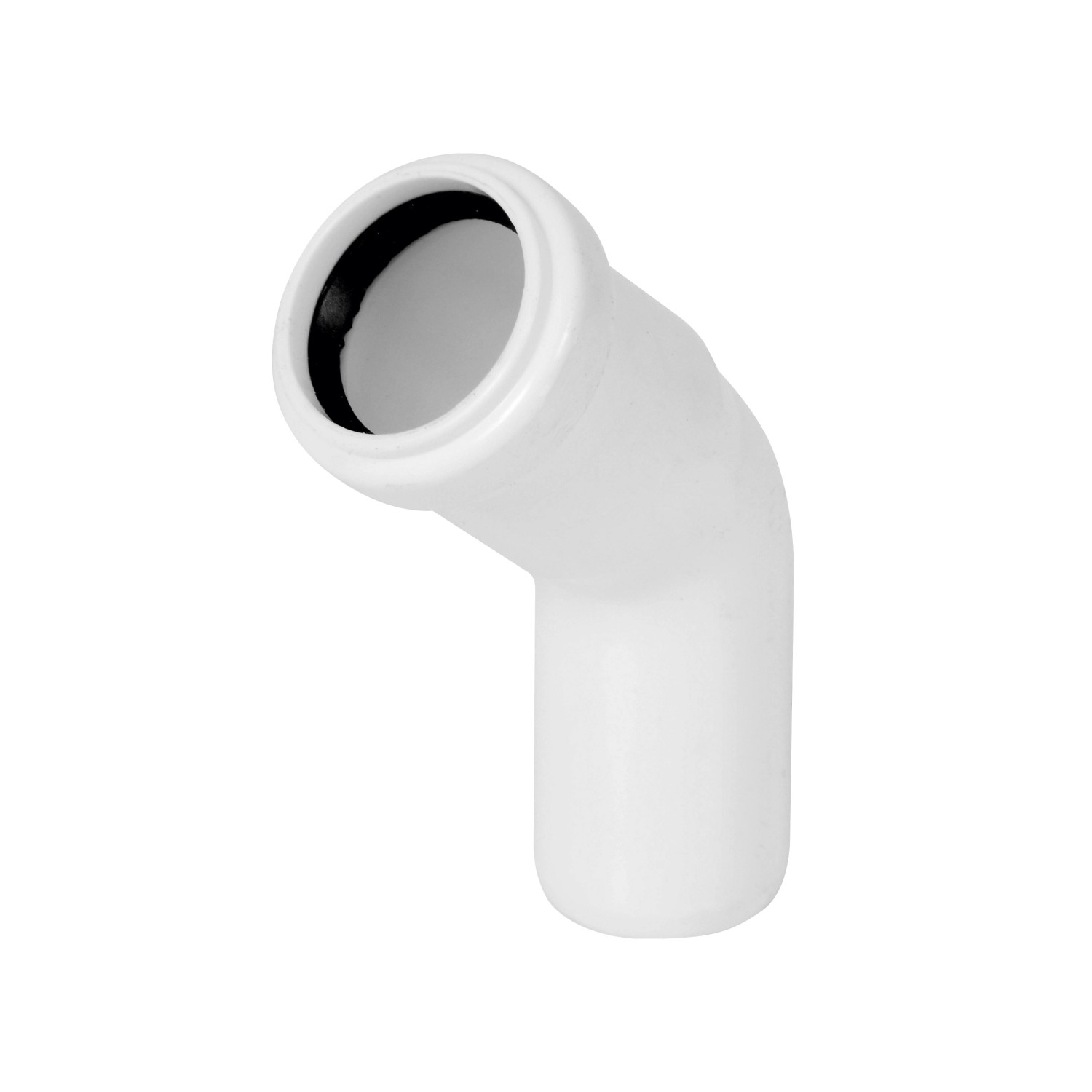 Tycner Kolano kanalizacyjne 32/45 białe