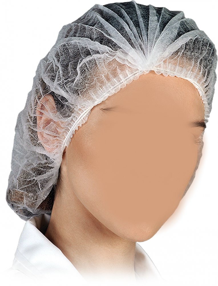 Czepek Reis CZE-CLIP W, rozmiar uniwersalny, 100 sztuk, biały