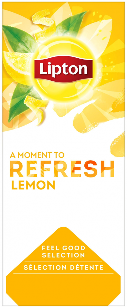 Herbata czarna aromatyzowana w kopertach Lipton Classic, lemon, 25 sztuk x 1.6g