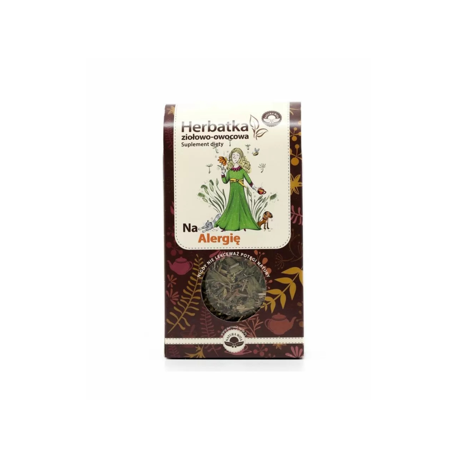 Natura wita herbatka ziołowo-owocowa na alergię, 80 g