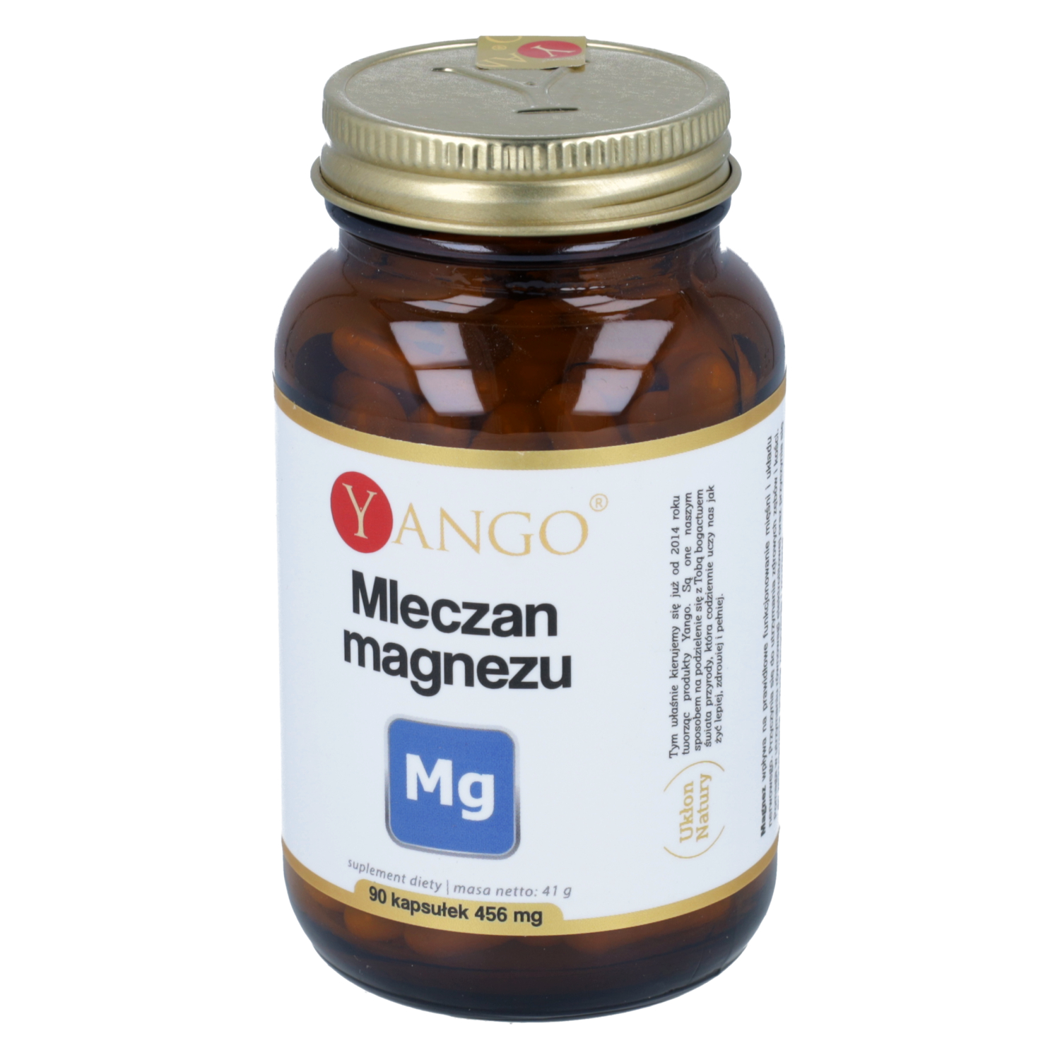 Yango mleczan magnezu, 90 kapsułek