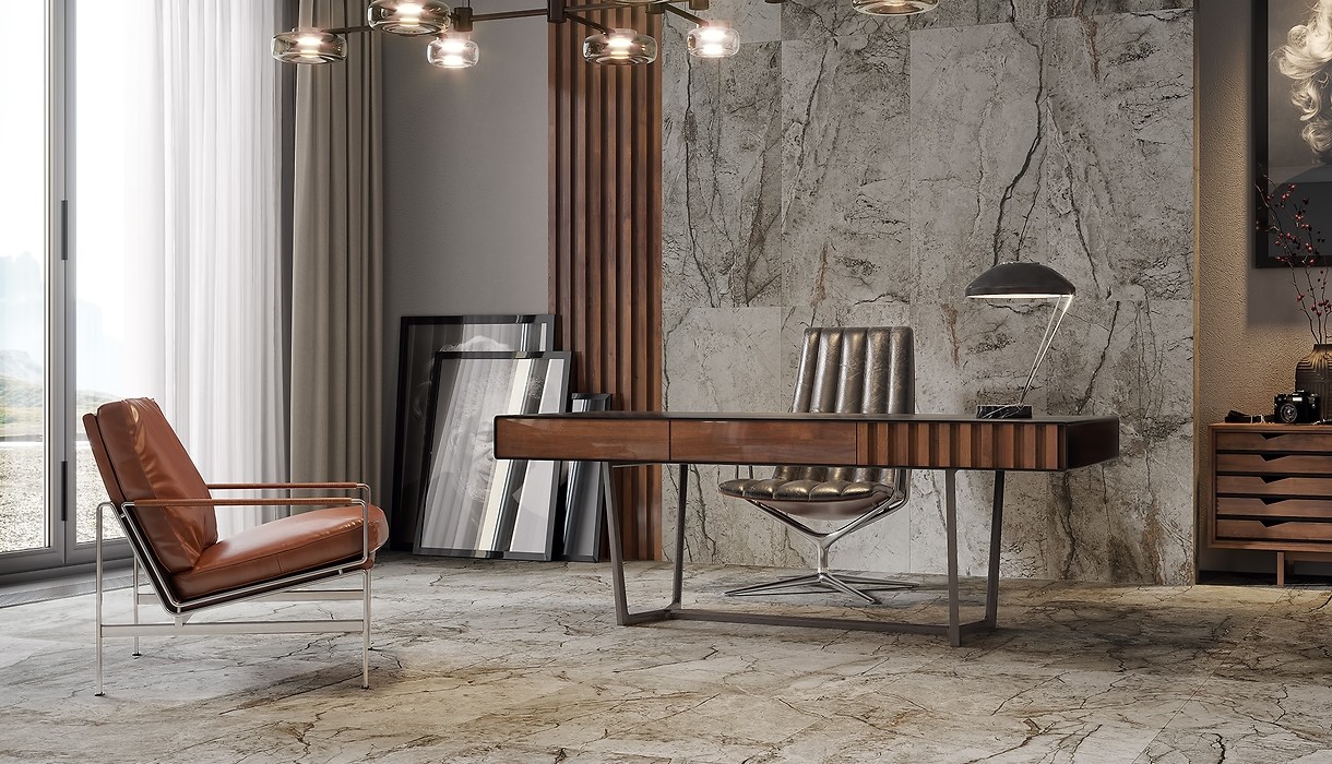 Opoczno Marble Skin Grey Matt płytka ścienno-podłogowa 59,8x59,8 cm szary mat