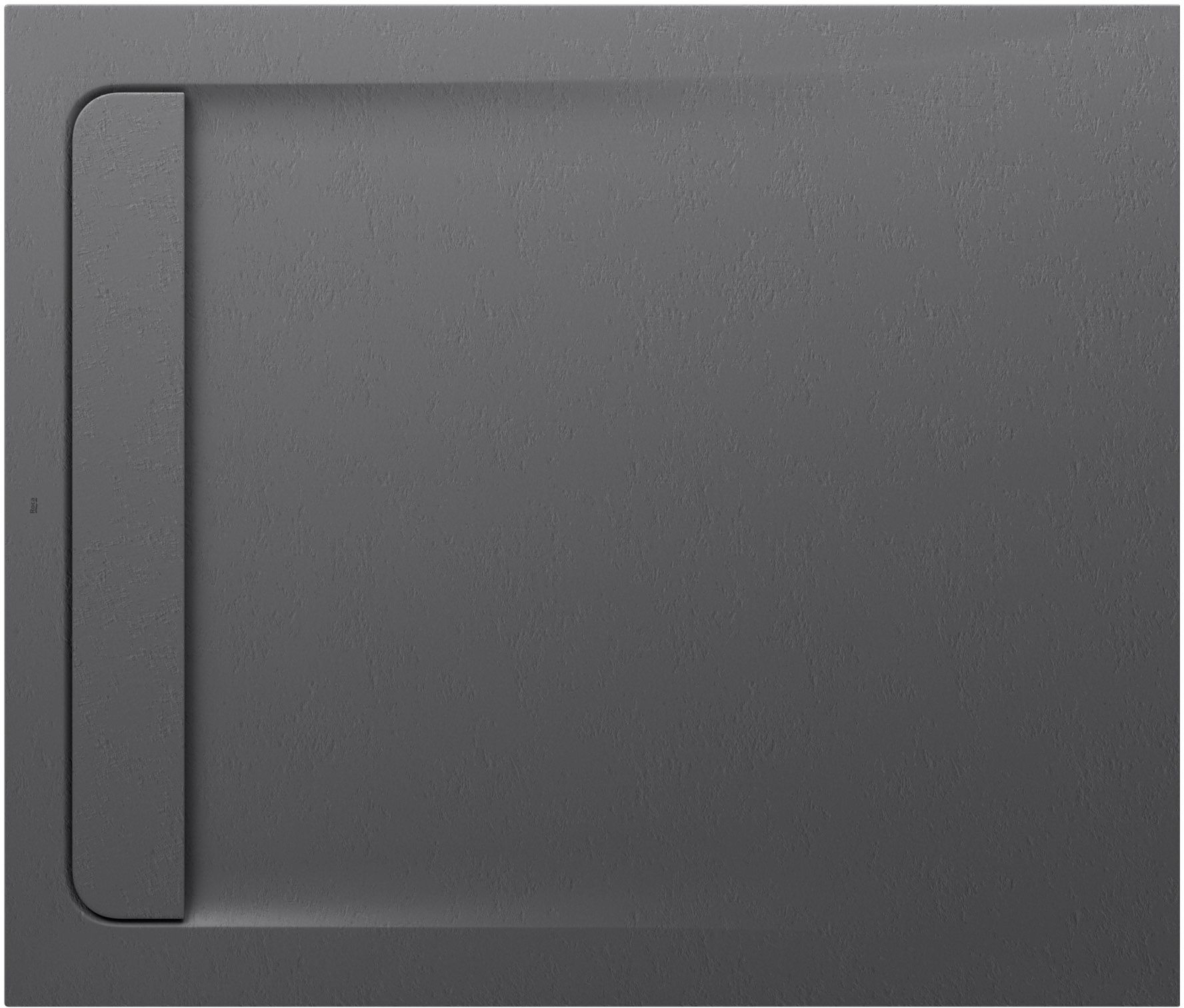 Roca Aquos brodzik prostokątny z syfonem 100x80 cm szary AP6013E832001200