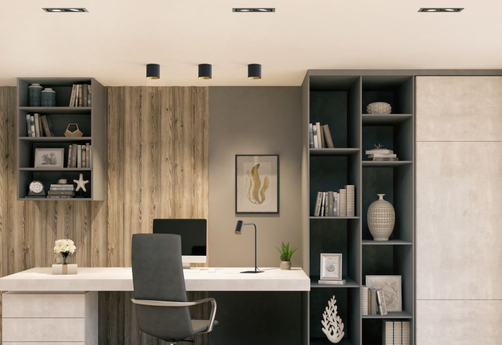 Nowodvorski Lighting Point Tone lampa podsufitowa 1x10W czarny/złoty 8224