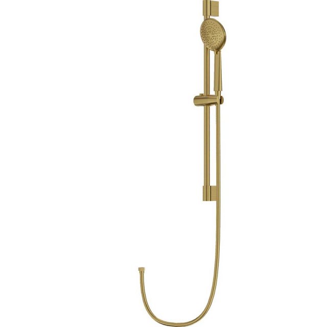 LAVITA Zestaw prysznicowy ORION z drążkiem złoto szczotkowane