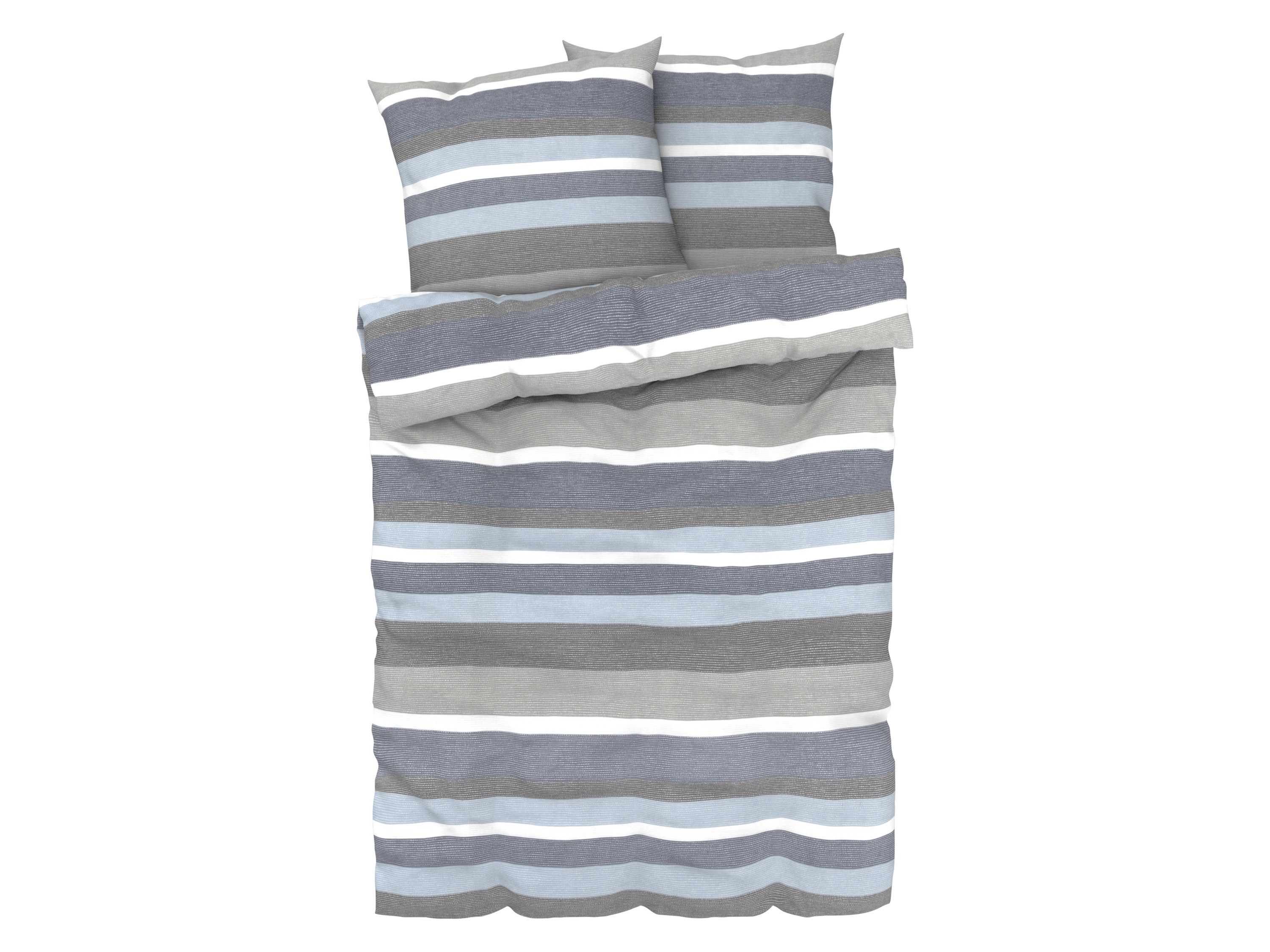 Livarno home Pościel z bawełną renforcé, 160 x 200 cm W paski