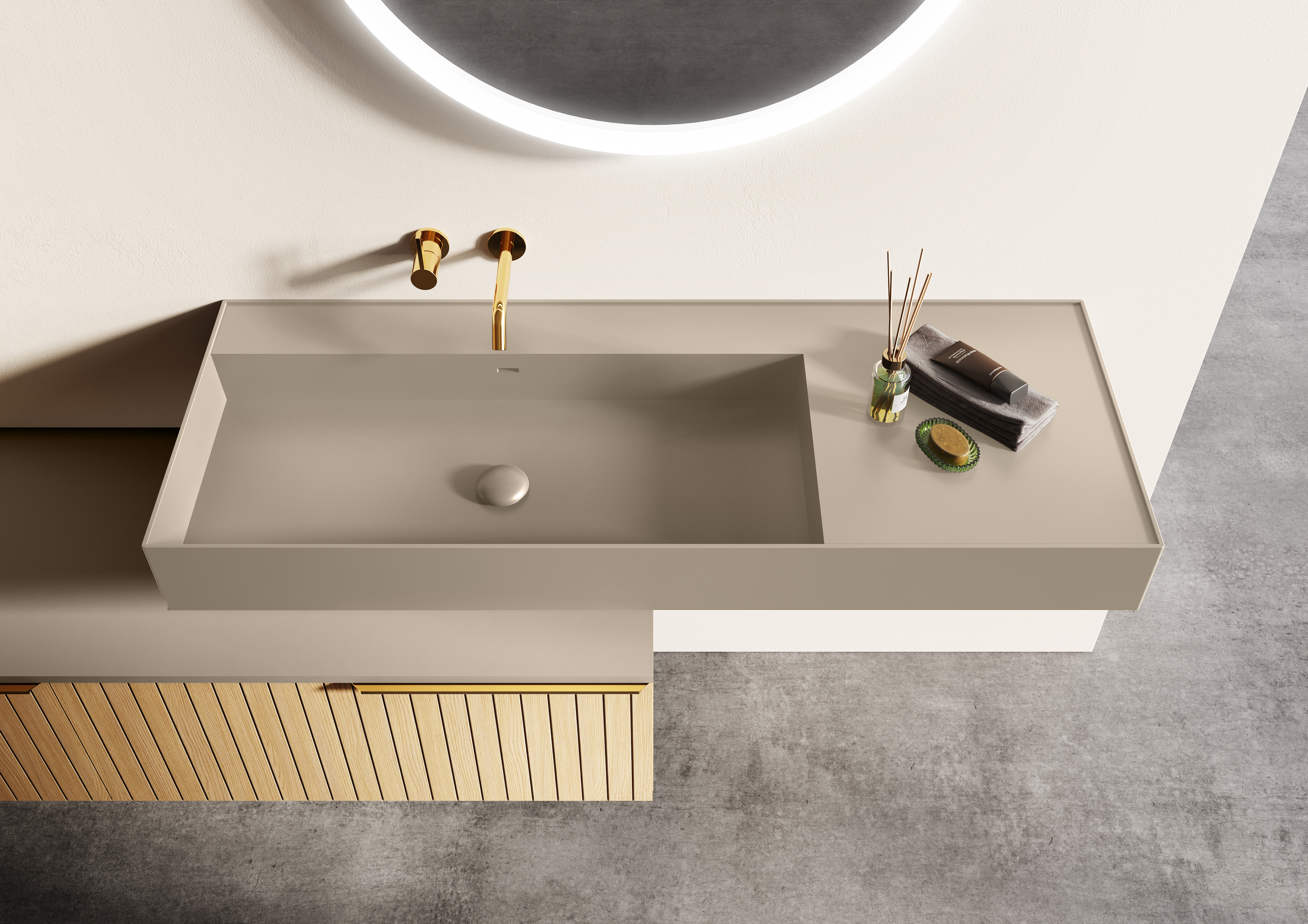 Darmowa Dostawa - Umywalka 100.5x45.5 cm prostokątna ścienna Elita Level RE041461187020