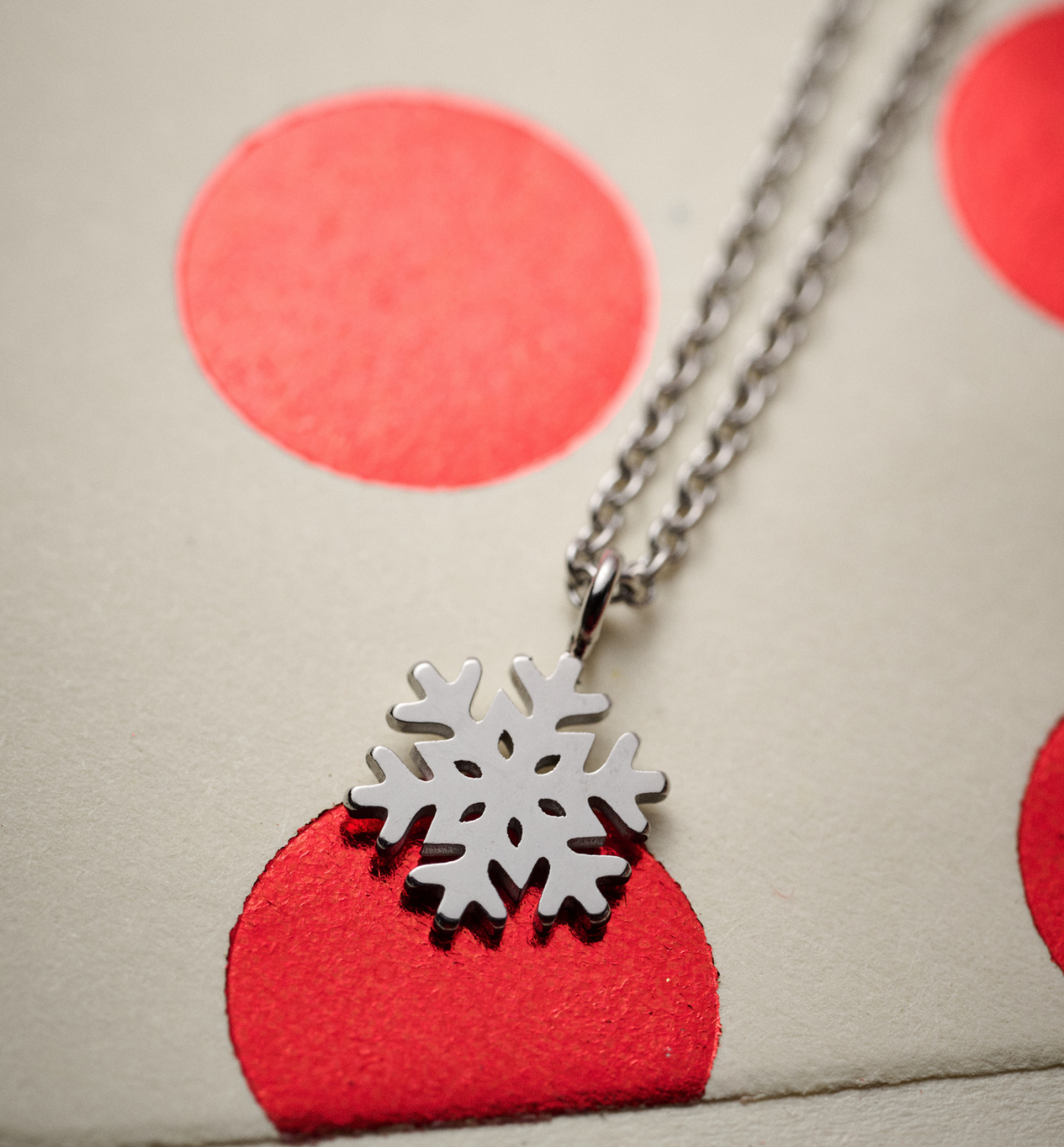 Naszyjnik ze srebrną śnieżynką Lapland NSA0999