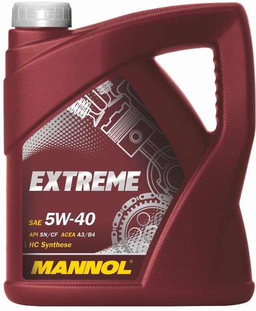 MANNOL EXTREME SYNTETYK SN/CF 5W40 5L - Petrostar