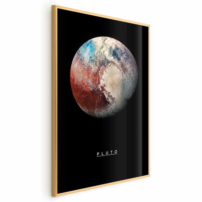 Plakat Artgeist Pluton 21x30 cm z ramą złotą 1 szt