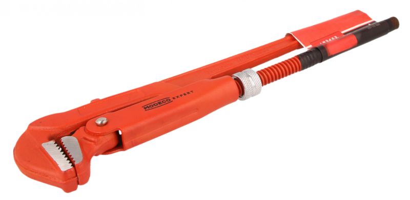 Klucz do rur Modeco Expert profi 1'' typ 90 Cr-V - etykieta - 1 szt.