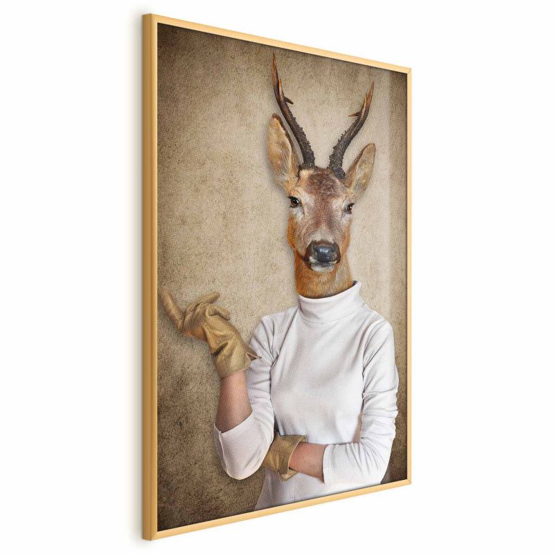 Plakat Artgeist Pani domu 40x60 cm z ramą złotą 1 szt