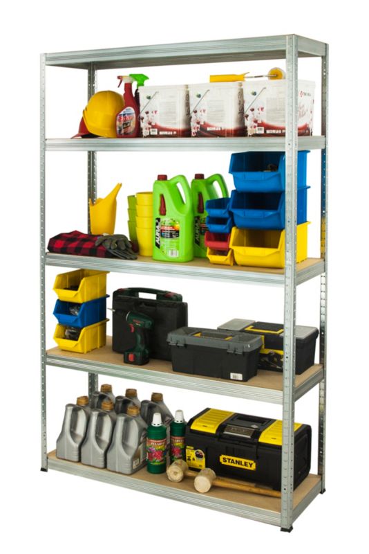 Regał metalowy MODO24 magazynowy ocynkowany helios 213x180x50cm 5 półek po 275 kg 1 szt.