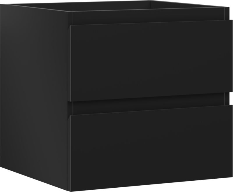 Szafka łazienkowa podumywalkowa Mexen Orio czarna mat 50x47 cm 2 szuflady 1 szt.