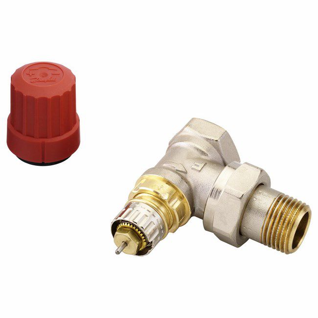 Zawór termostatyczny kątowy Danfoss Ra-n 1/2 cala