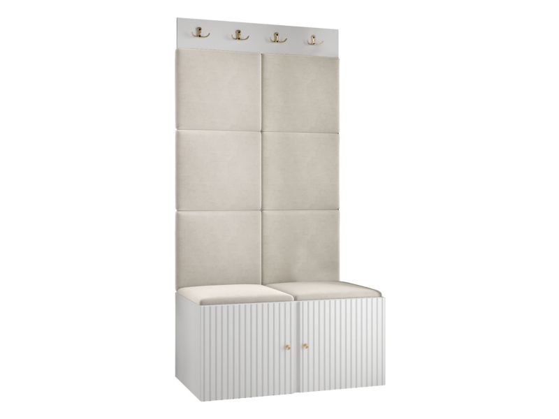 Zestaw MIRJAN 24 Orion Ryfel Slim IV biały + beżowy 1 kpl.